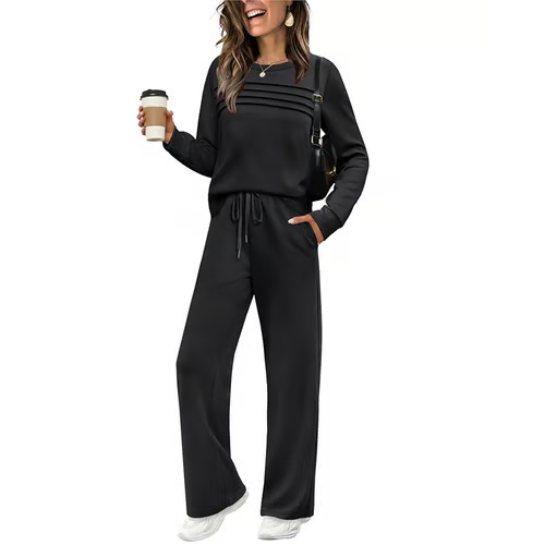 🔥Women's 2 Piece Sets Sweatshirt Casual Travel Outfits